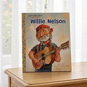 NEW Willie Nelson A Little Golden Book Biography Hardcover Children's Book